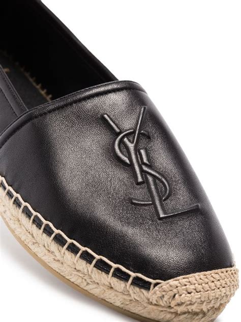 ysl logo espadrille|ysl espadrilles women's.